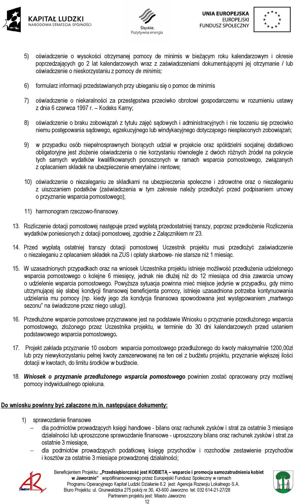 gospodarczemu w rozumieniu ustawy z dnia 6 czerwca 1997 r.