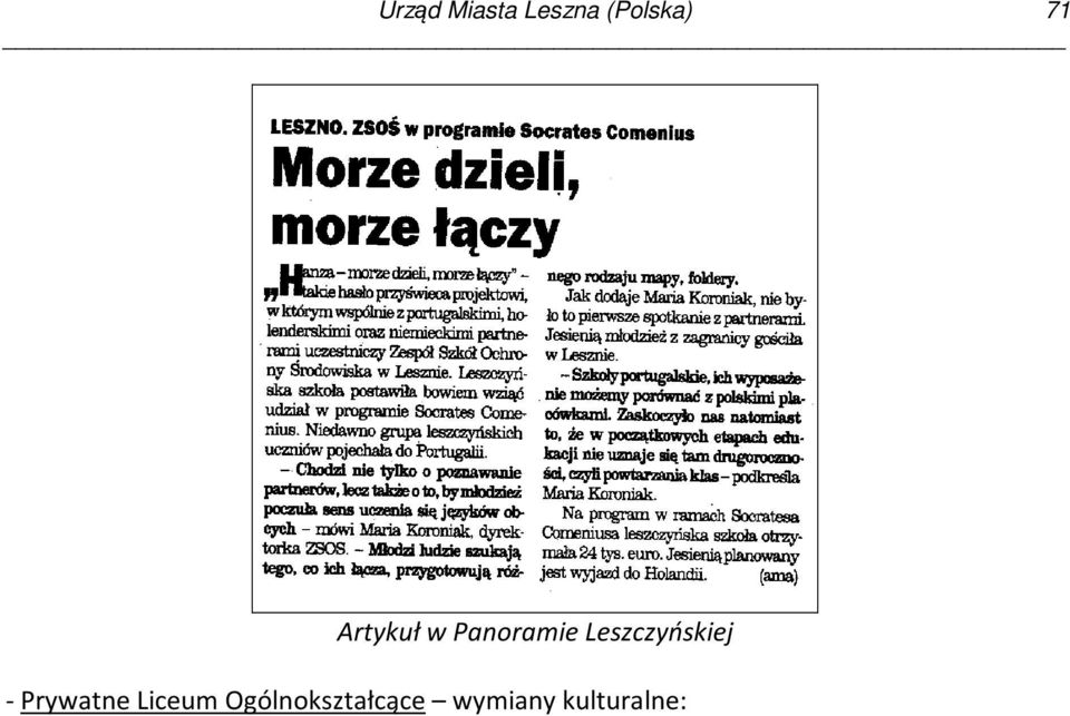 Leszczyńskiej - Prywatne
