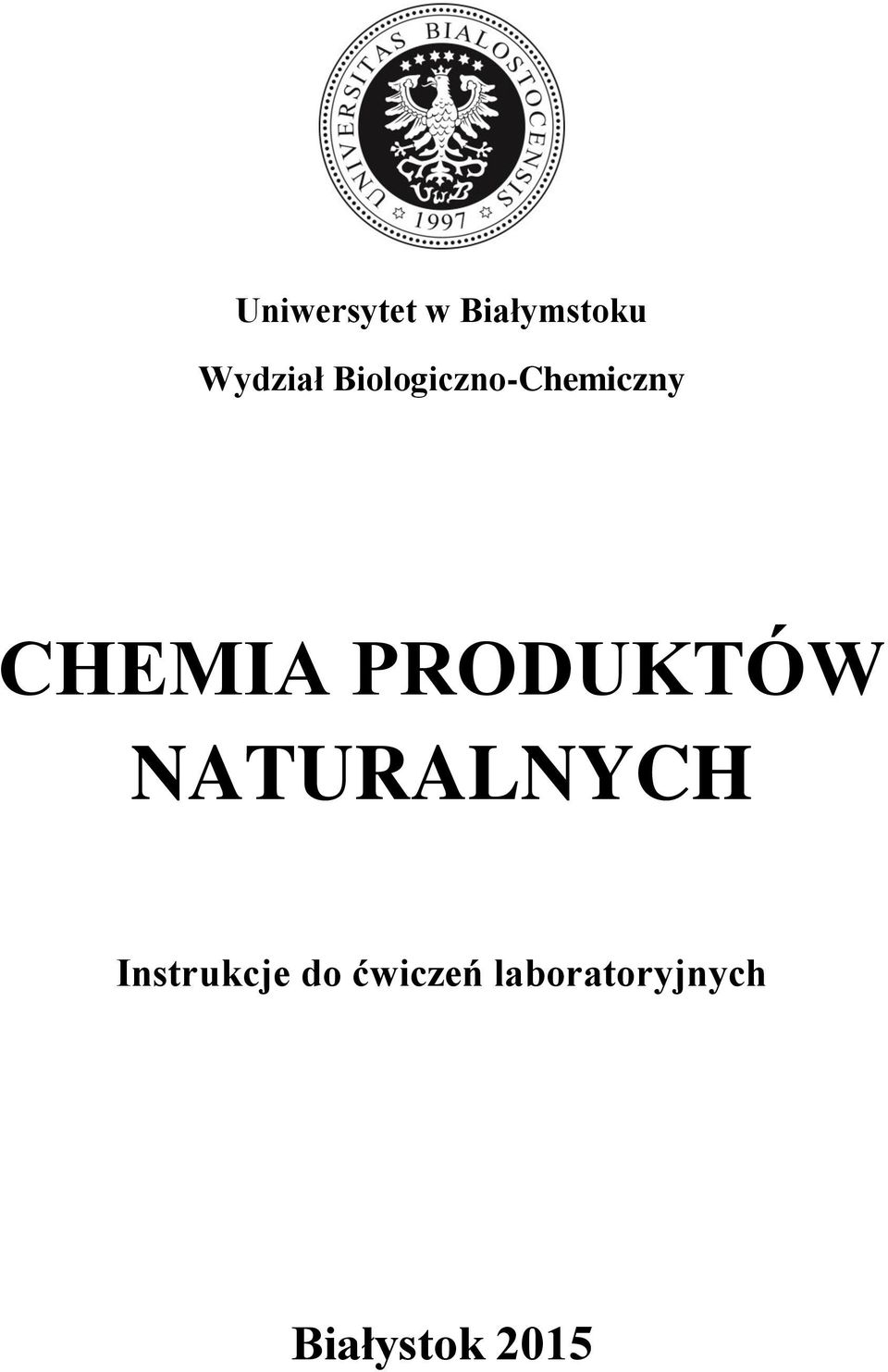 PRODUKTÓW NATURALNYCH Instrukcje