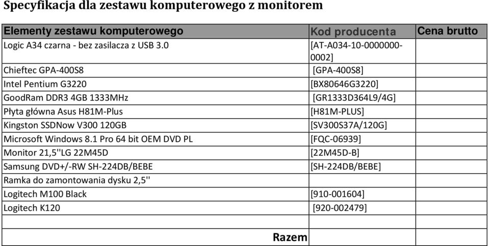 Asus H81M-Plus [H81M-PLUS] Kingston SSDNow V300 120GB [SV300S37A/120G] Microsoft Windows 8.