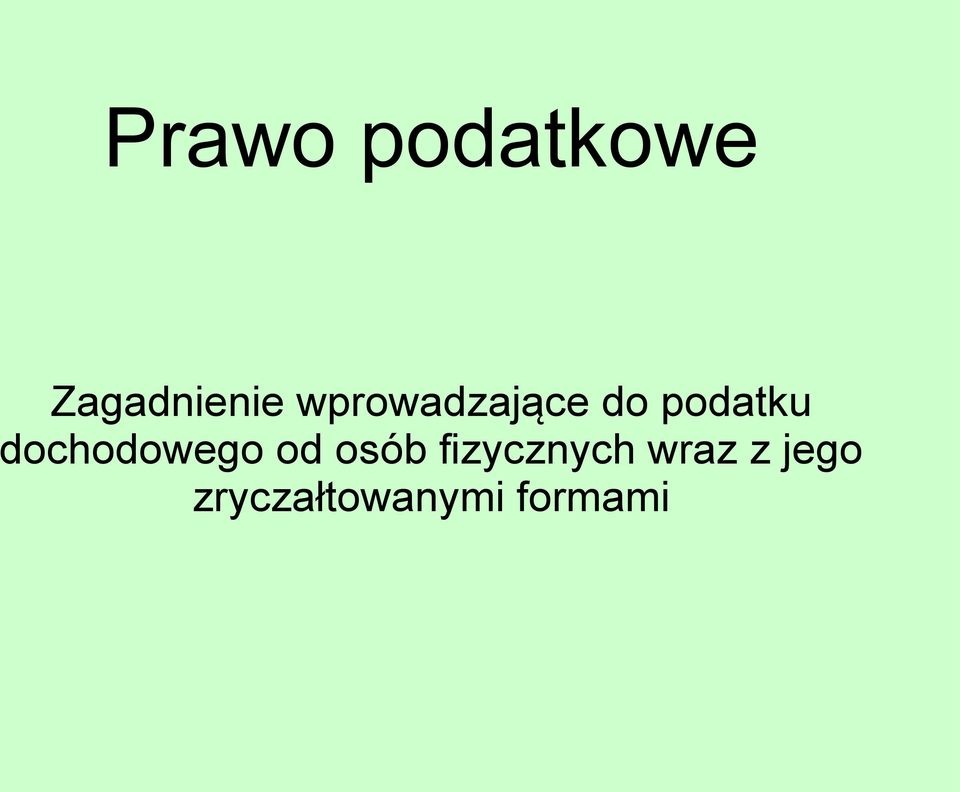dochodowego od osób