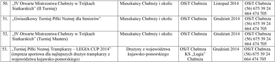 IV Otwarte Mistrzostwa w Trójkach Siatkarskich (Turniej Masters) 53.