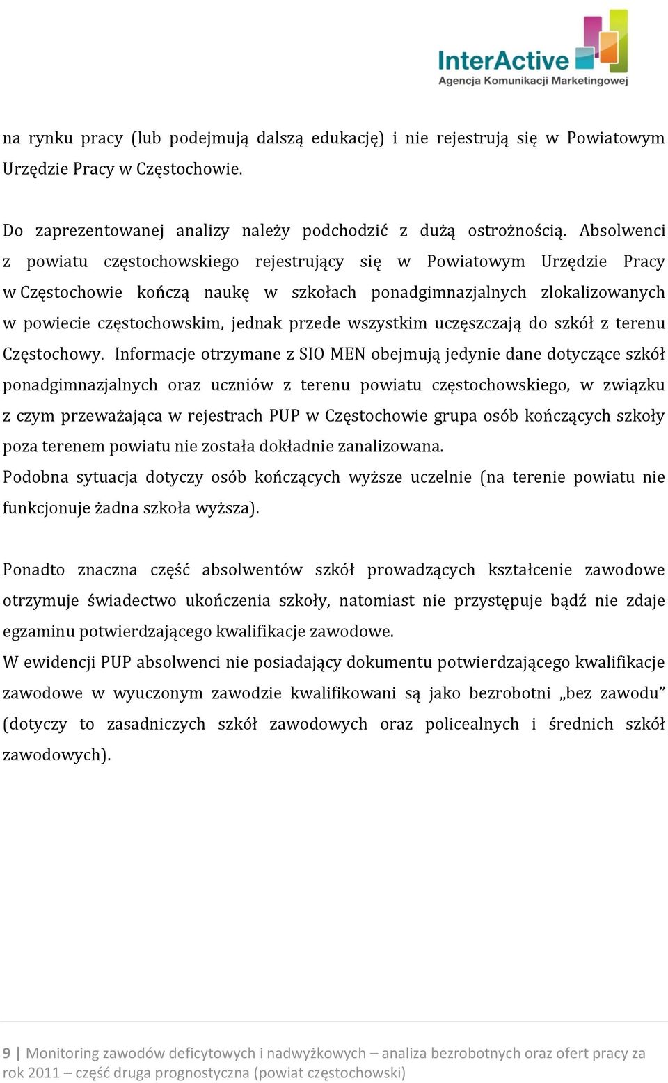 wszystkim uczęszczają do szkół z terenu Częstochowy.