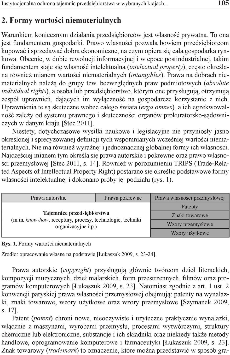 Obecnie, w dobie rewolucji informacyjnej i w epoce postindustrialnej, takim fundamentem staje się własność intelektualna (intelectual property), często określana również mianem wartości