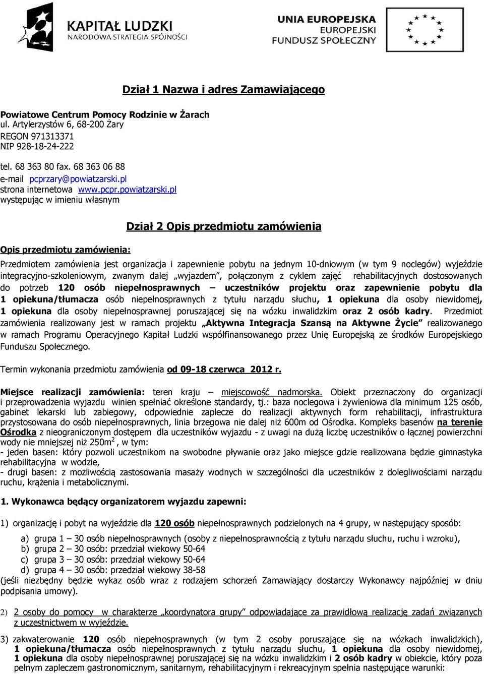 pl strona internetowa www.pcpr.powiatzarski.