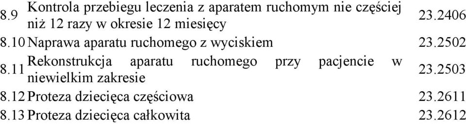 10 Naprawa aparatu ruchomego z wyciskiem 23.