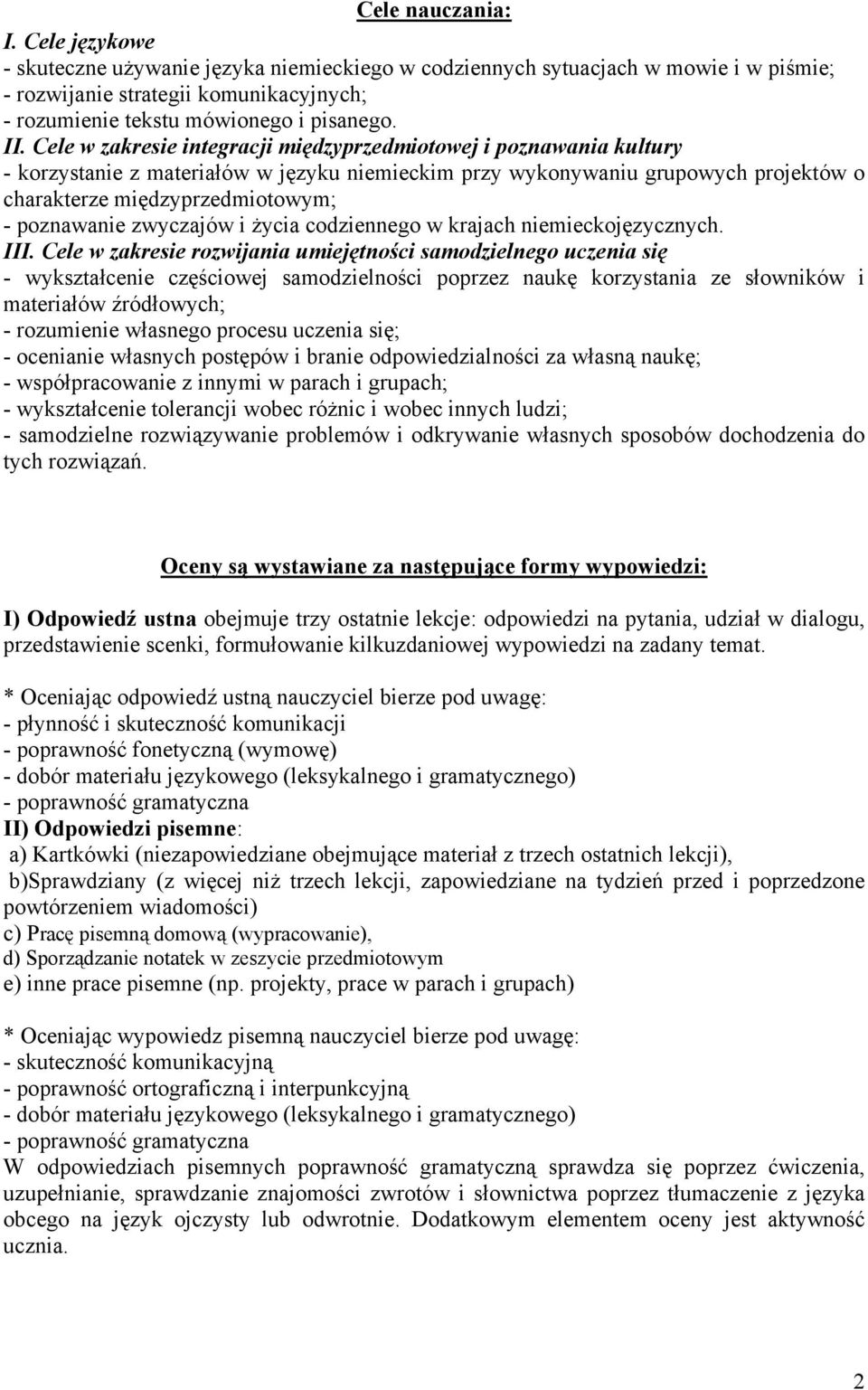 poznawanie zwyczajów i życia codziennego w krajach niemieckojęzycznych. III.