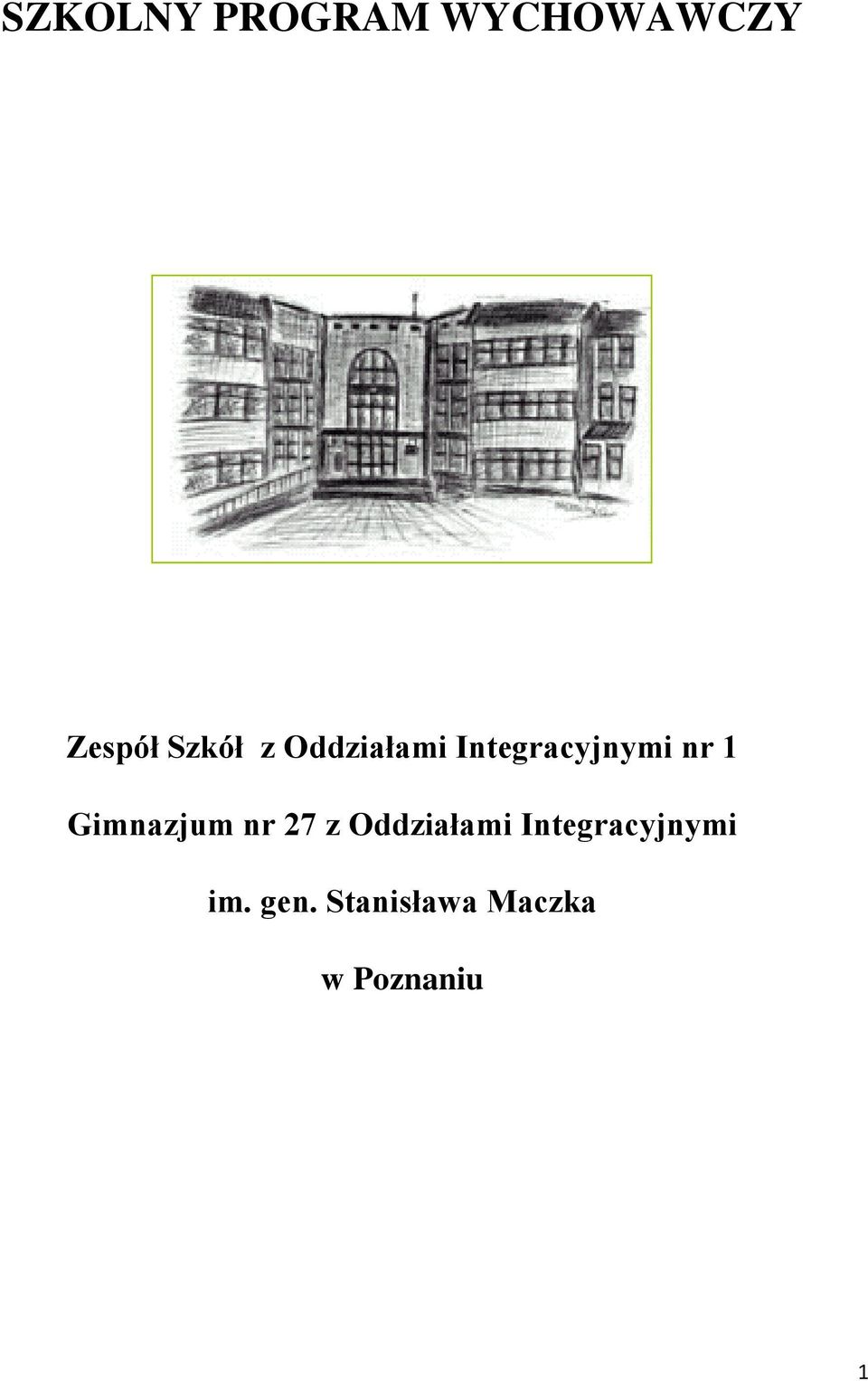 Gimnazjum nr 27 z Oddziałami
