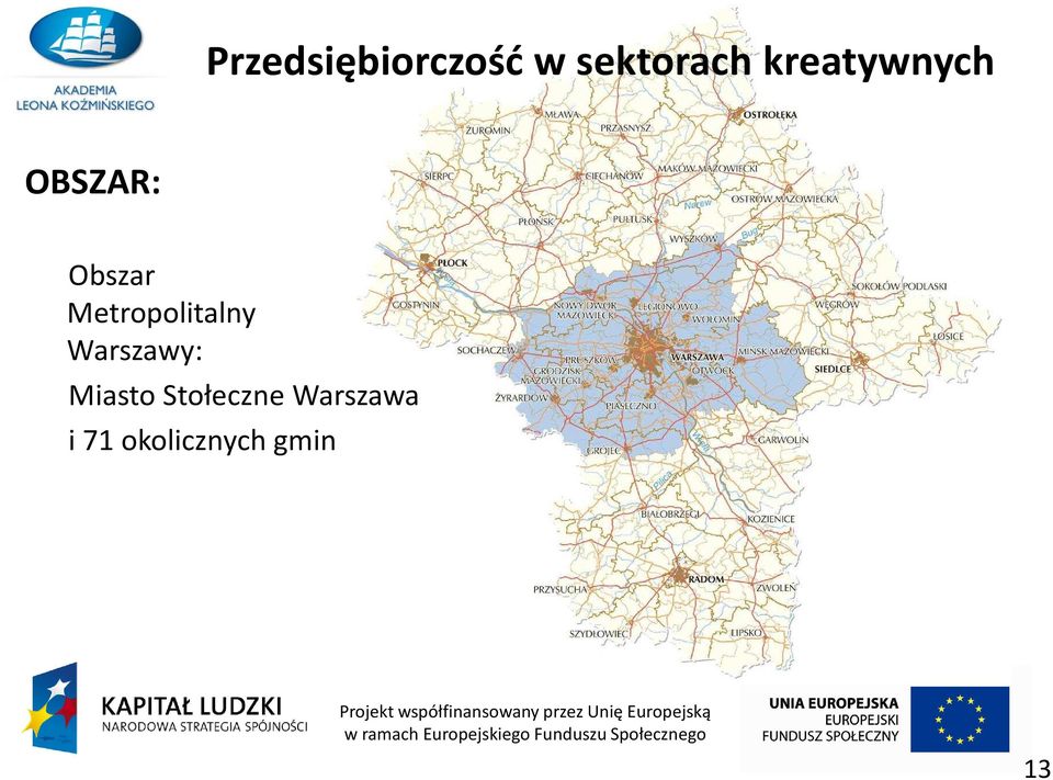 Metropolitalny Warszawy: Miasto