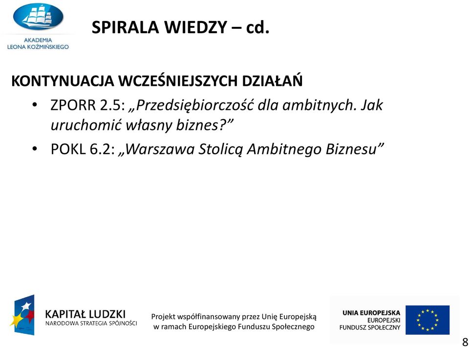 5: Przedsiębiorczość dla ambitnych.