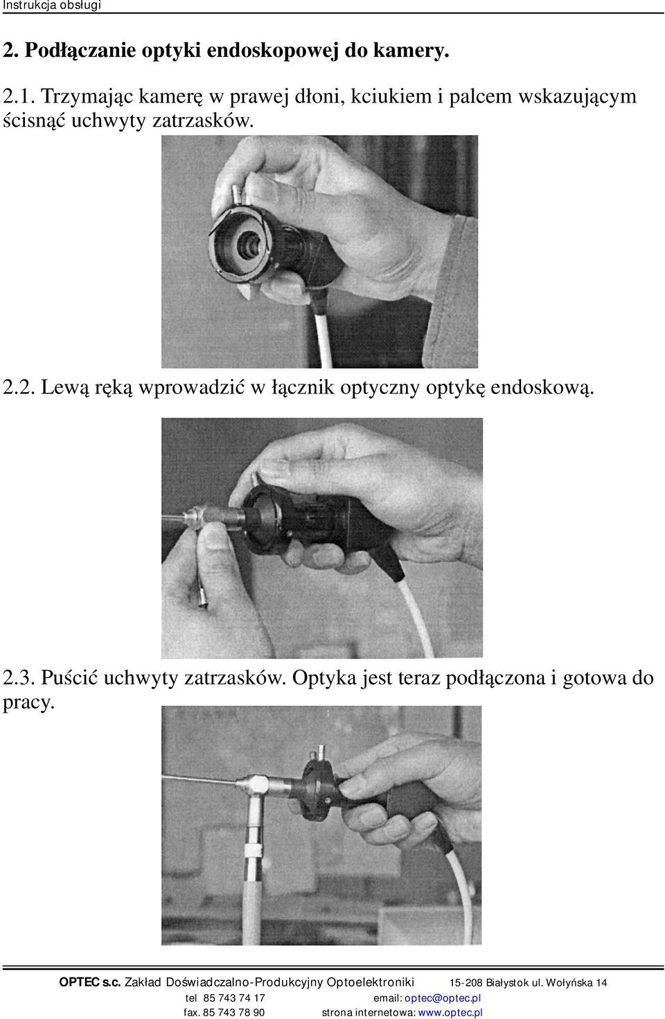 uchwyty zatrzasków. 2.