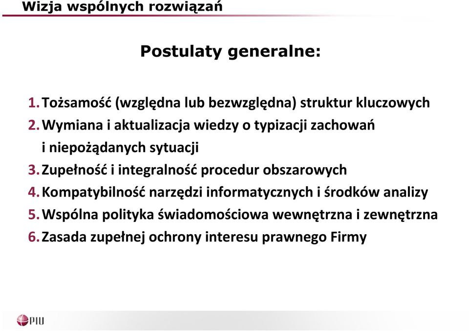 Wymiana i aktualizacja wiedzy o typizacji zachowań i niepożądanych sytuacji 3.