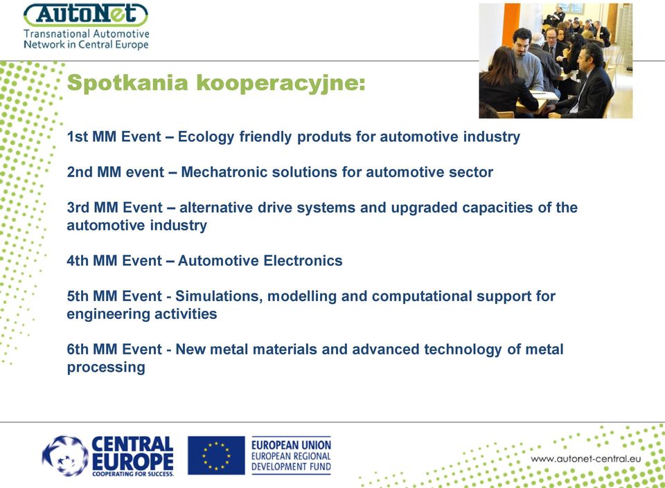 the automotive industry 4th MM Event Automotive Electronics 5th MM Event - Simulations, modelling and