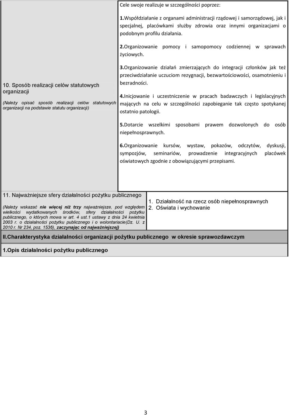 Organizoanie pomocy i samopomocy codziennej życioych. spraach 10.