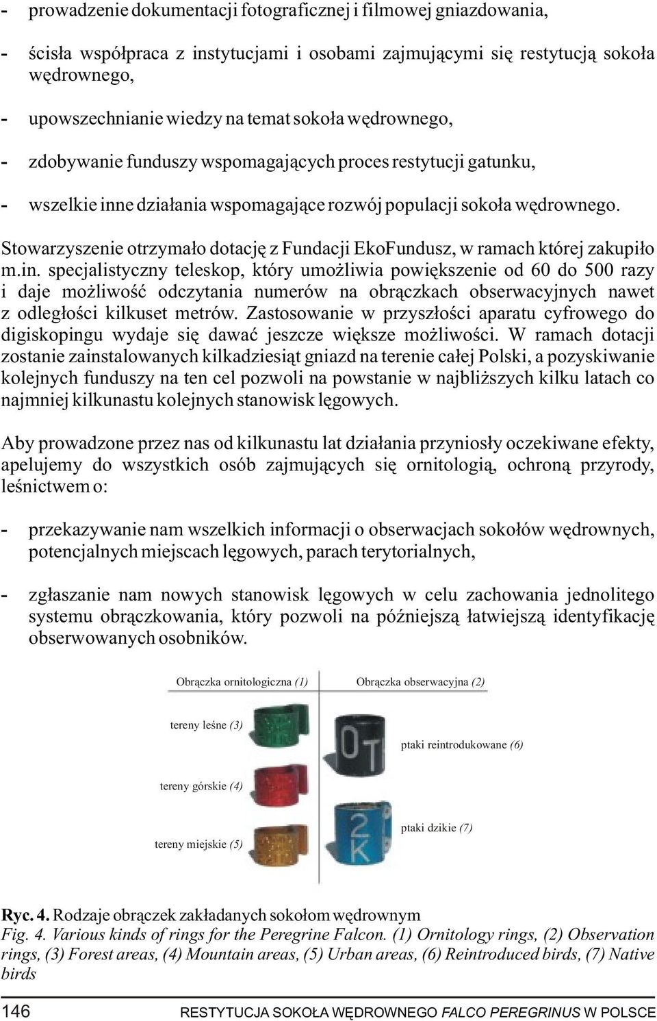 Stowarzyszenie otrzyma³o dotacjê z Fundacji EkoFundusz, w ramach której zakupi³o m.in.