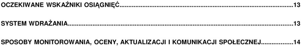 ..13 SPOSOBY MONITOROWANIA,