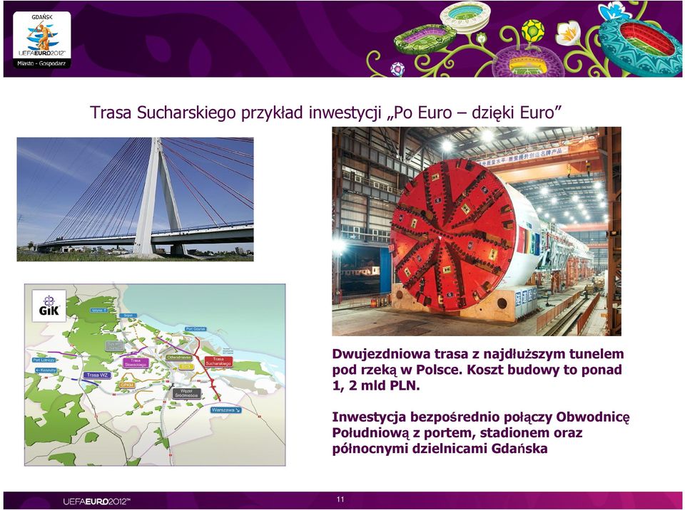 Koszt budowy to ponad 1, 2 mld PLN.