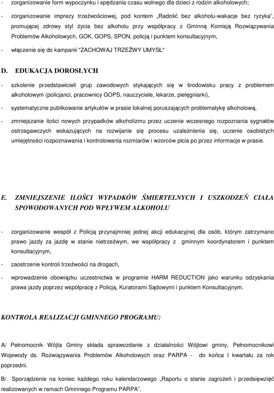 UMYSŁ" D.