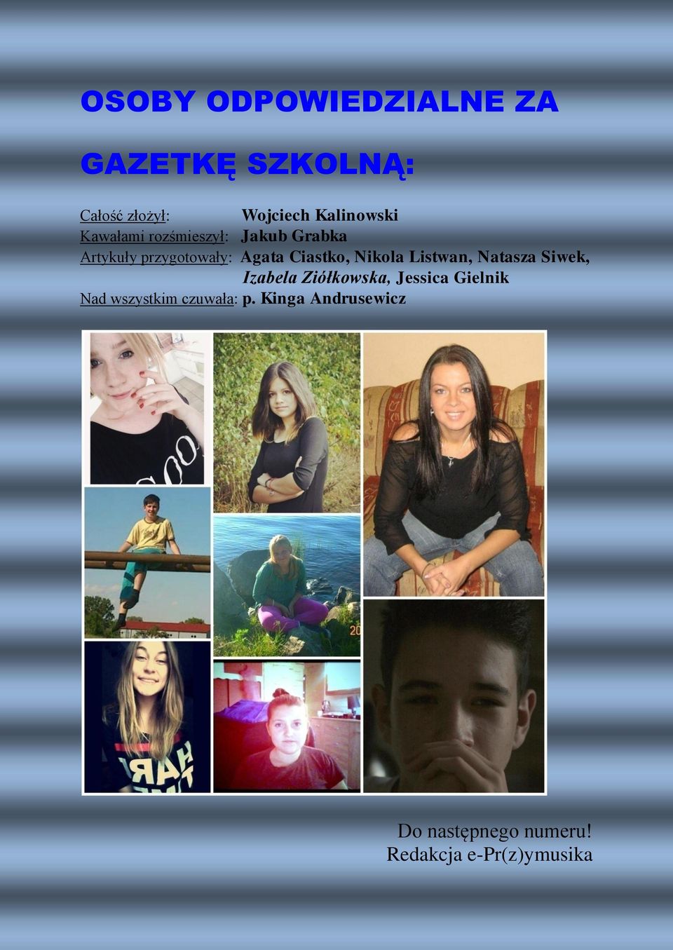Nikola Listwan, Natasza Siwek, Izabela Ziółkowska, Jessica Gielnik Nad