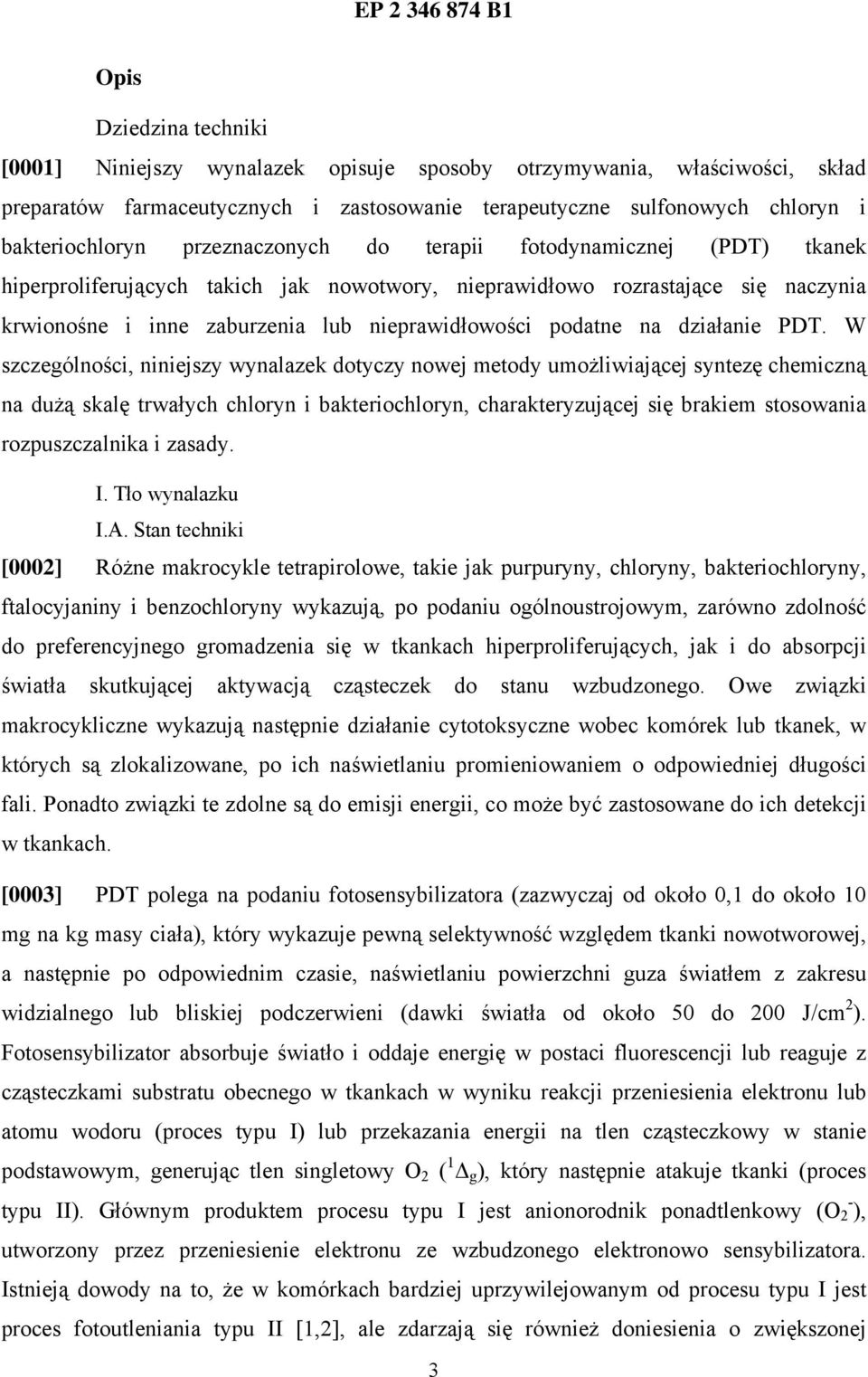 działanie PDT.