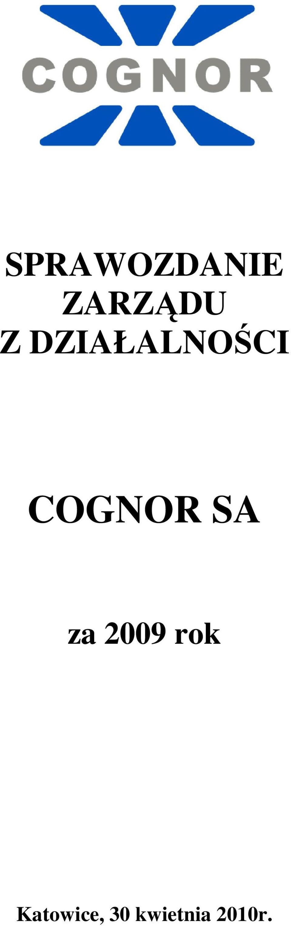 SA za 2009 rok