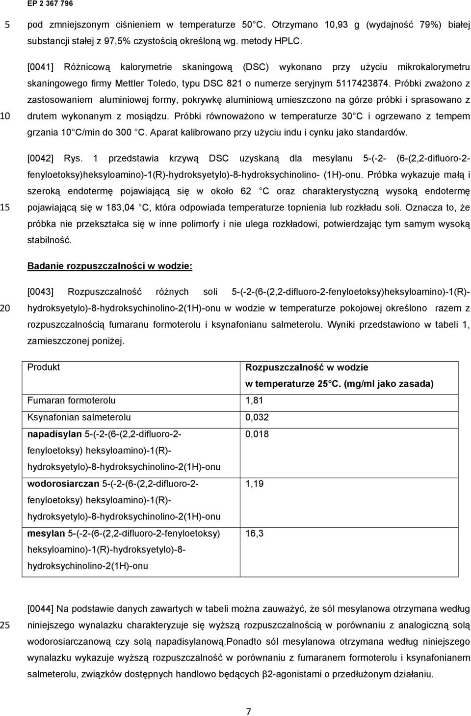 Próbki zważono z zastosowaniem aluminiowej formy, pokrywkę aluminiową umieszczono na górze próbki i sprasowano z drutem wykonanym z mosiądzu.