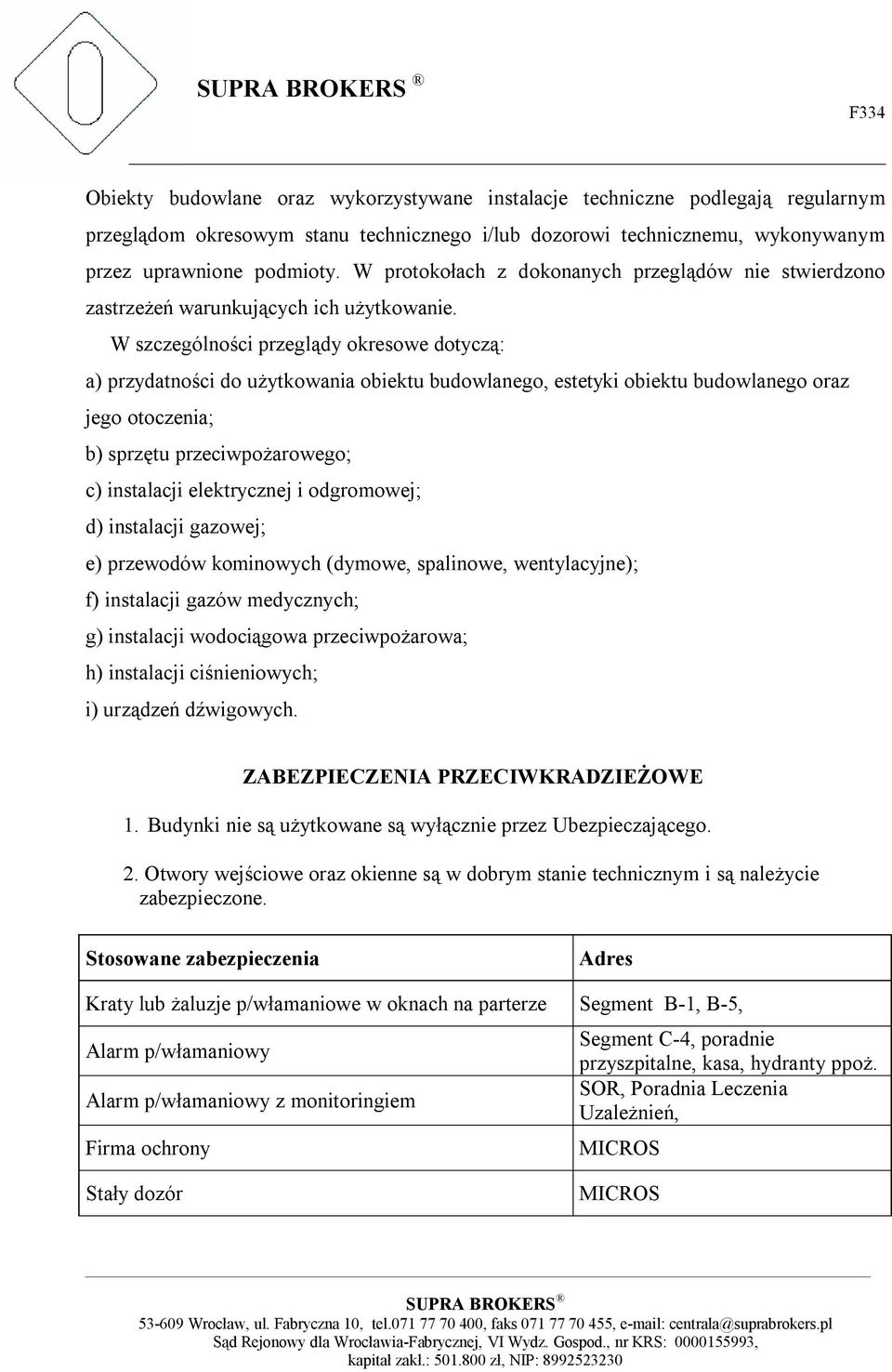 W szczególności przeglądy okresowe dotyczą: a) przydatności do użytkowania obiektu budowlanego, estetyki obiektu budowlanego oraz jego otoczenia; b) sprzętu przeciwpożarowego; c) instalacji