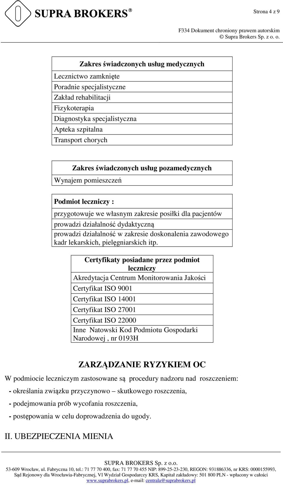 zakresie doskonalenia zawodowego kadr lekarskich, pielęgniarskich itp.