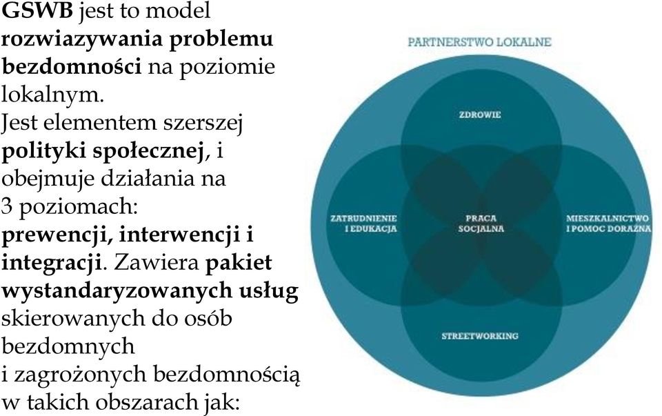 poziomach: prewencji, interwencji i integracji.