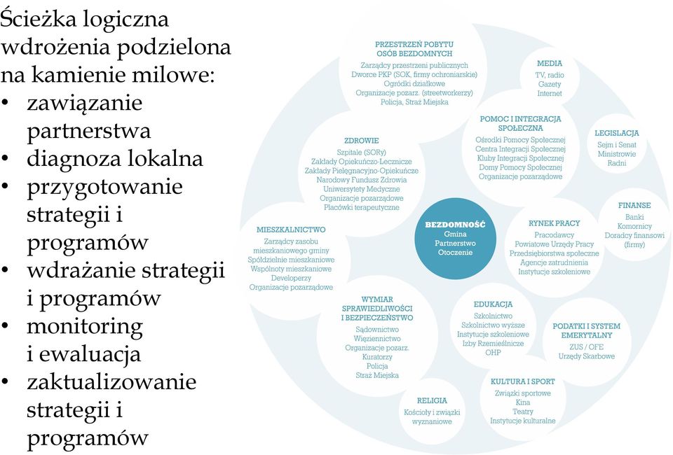 przygotowanie strategii i programów wdrażanie strategii