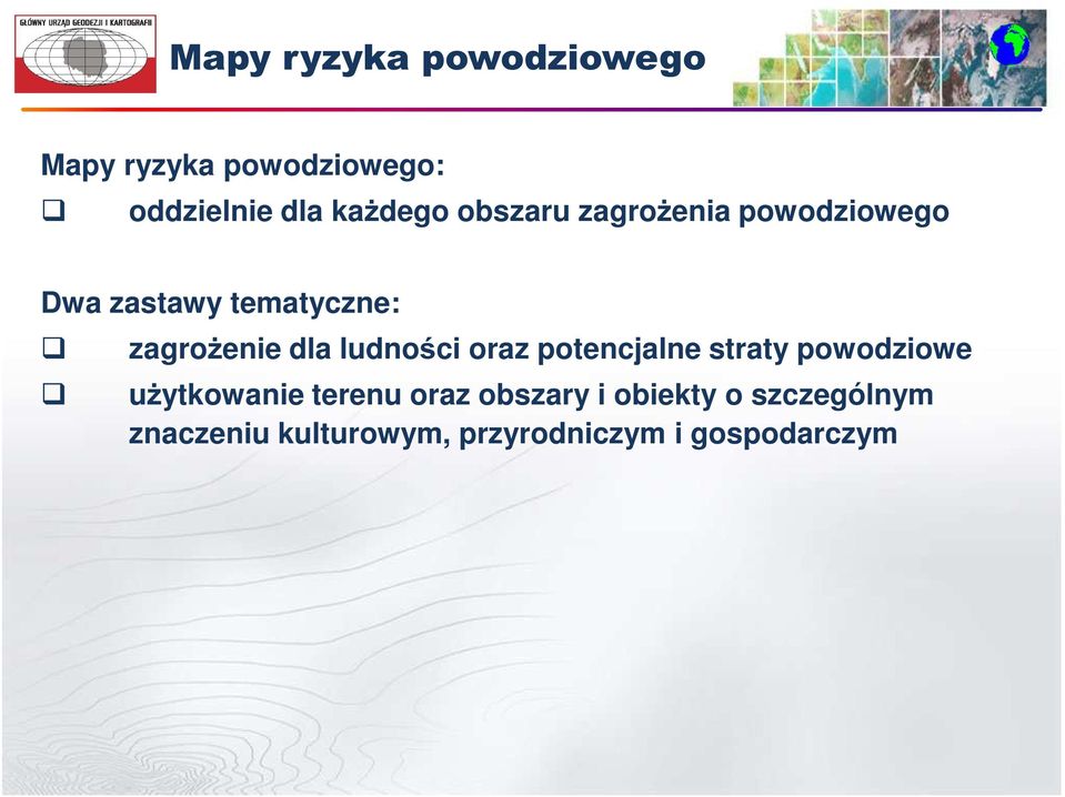 ludności oraz potencjalne straty powodziowe użytkowanie terenu oraz