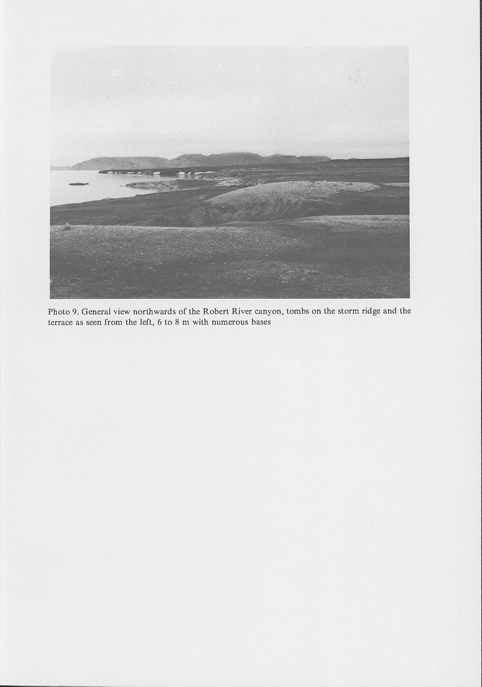 River canyon, tombs on the storm ridge