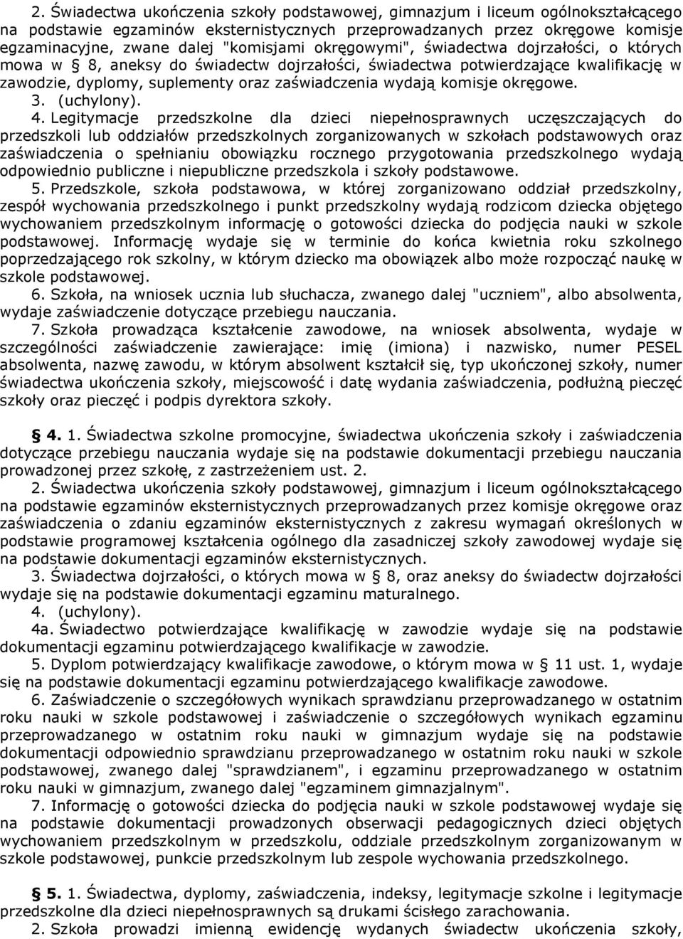 komisje okręgowe. 3.. 4.