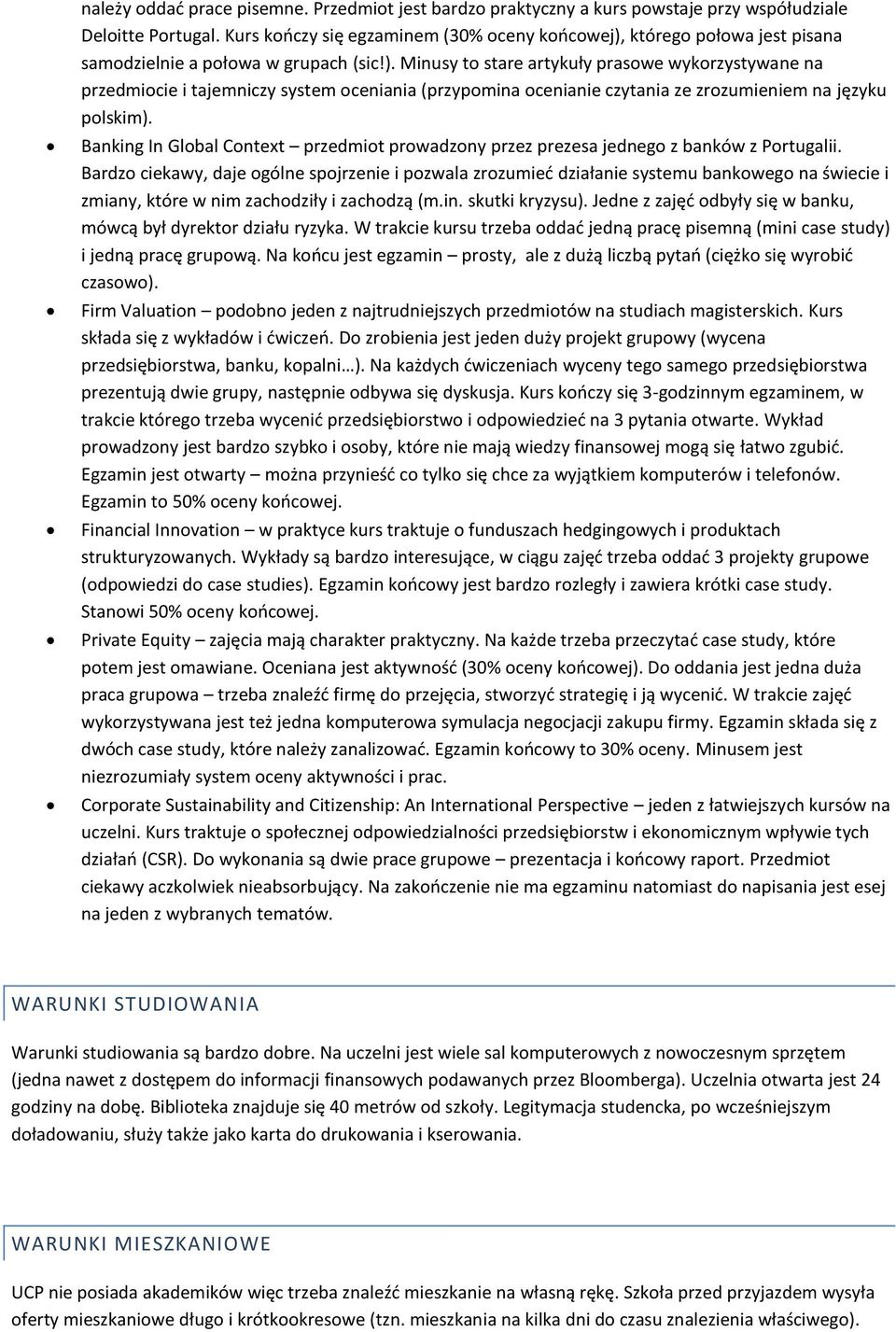 którego połowa jest pisana samodzielnie a połowa w grupach (sic!).