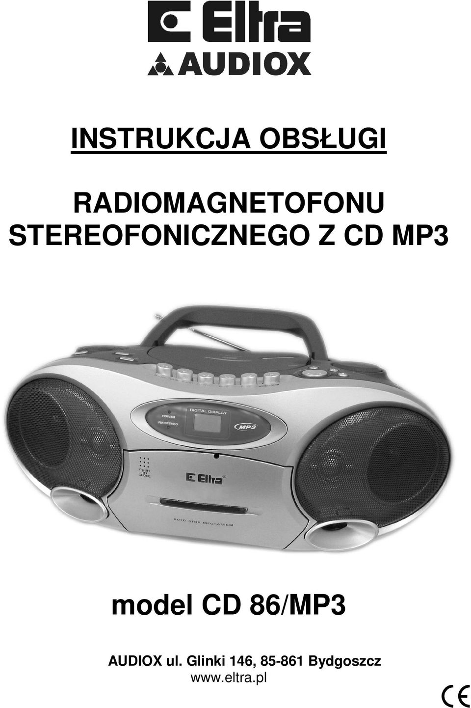 STEREOFONICZNEGO Z CD MP3 model