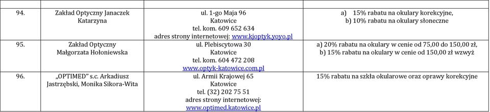 (32) 202 75 51 www.optimed.katowice.