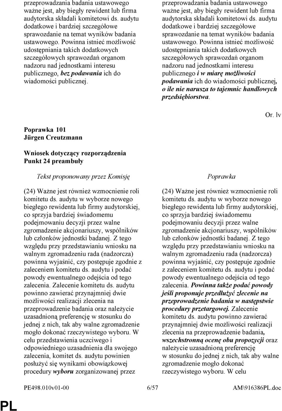 Powinna istnieć możliwość udostępniania takich dodatkowych szczegółowych sprawozdań organom nadzoru nad jednostkami interesu publicznego, bez podawania ich do wiadomości publicznej.