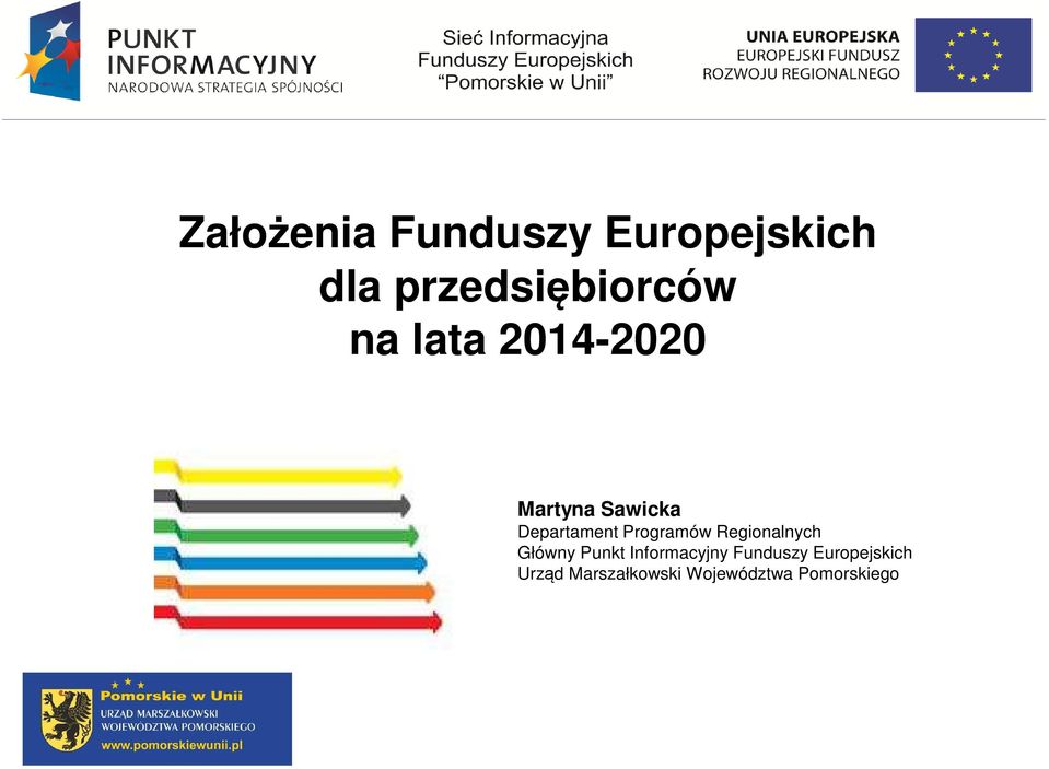 Programów Regionalnych Główny Punkt Informacyjny