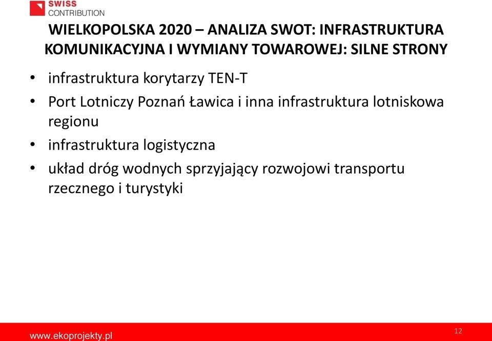 Poznań Ławica i inna infrastruktura lotniskowa regionu infrastruktura