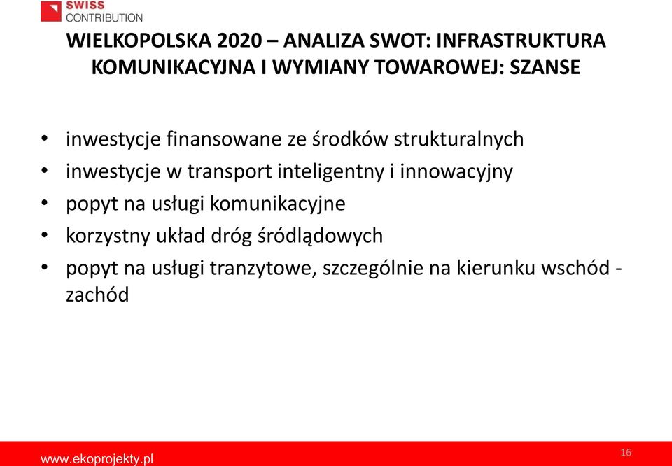 transport inteligentny i innowacyjny popyt na usługi komunikacyjne korzystny