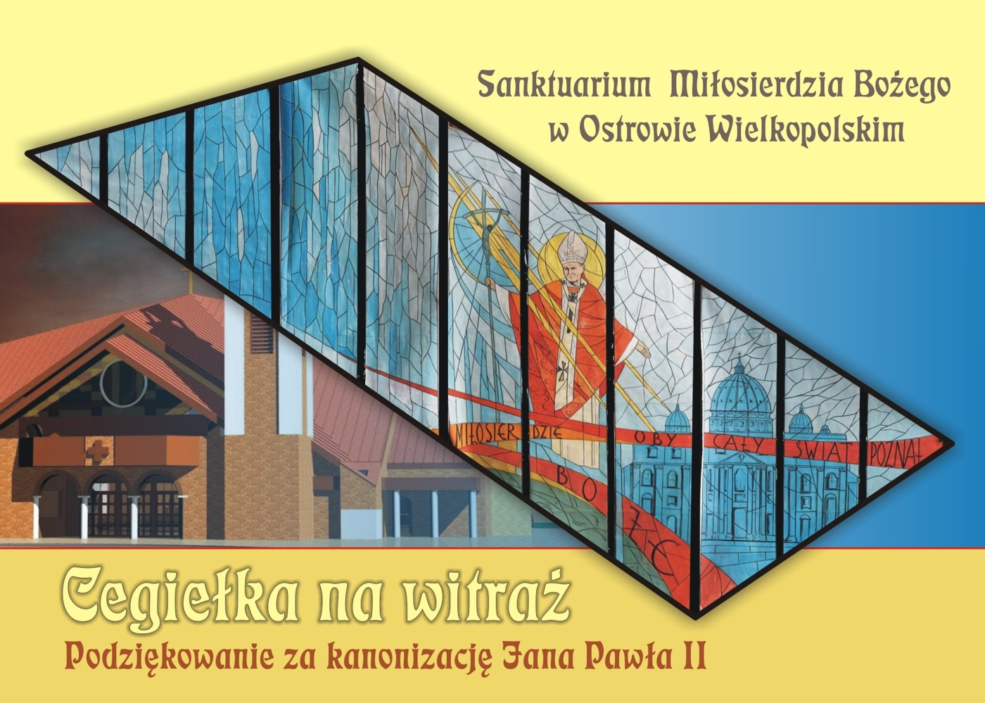 1. Bóg zap³aæ za ofiary zebrane dziœ na nasze Sanktuarium i sk³adane przy ró nych okazjach tak e na witra z ju Œwiêtym Janem Paw³em II. 2.