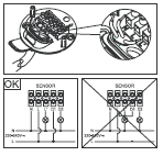 Jeśli detektor ruchu będzie montowany na pionowej ścianie, zwróć uwagę na oznakowanie GÓRA na płytce montażowej (5) i obudowie (3)! Znak musi być skierowany prosto ku górze.
