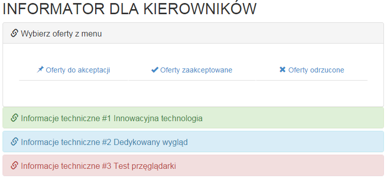 Logowanie do systemu INFORMATOR DLA KIEROWNIKÓW Na komputerach w sieci sgh nie jest wymagane logowanie.