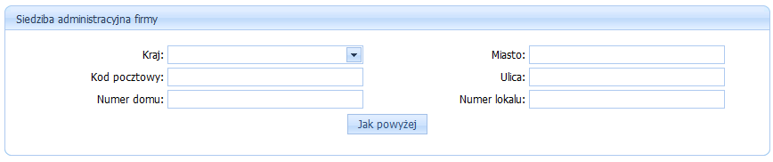 Użyj przycisku Dodaj plik jeśli chcesz dołączyć więcej plików. 13. Wpisz adres siedziby prawnej podmiotu. 14. 15.