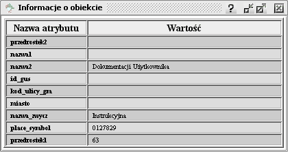 53 Mazowiecki System Informacji Przestrzennej - Moduł Rejestrów Pokaż województwo - ikona służy do wyświetlania widoku całego województwa.