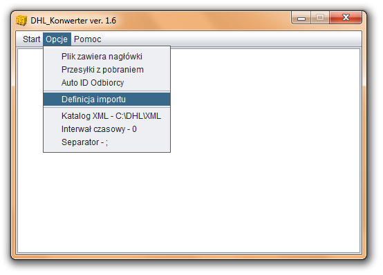 1. Wymagania Do poprawnego działania aplikacji niezbędna jest instalacja oprogramowania JAVA w wersji minimum 8.