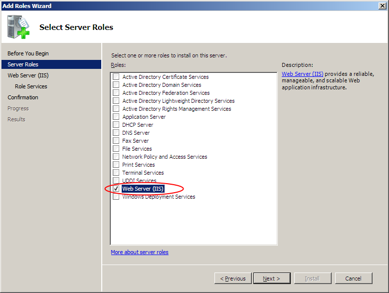 Podręcznik Użytkownika systemu CDN OPT!MA Str. 11 Wskazanie z listy roli Web Server (IIS) Wybór odpowiednich komponentów dla roli Web Server (IIS) 2.4.2. Instalacja CDN OPT!