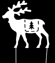 6833561 Ø 13 1,5 cm 6 Osłonka na podgrzewacz Winter Kwadratowe osłonki z metalu na podgrzewacz. W opakowaniu 3 motywy: łoś, aniołek oraz gwiazdka.