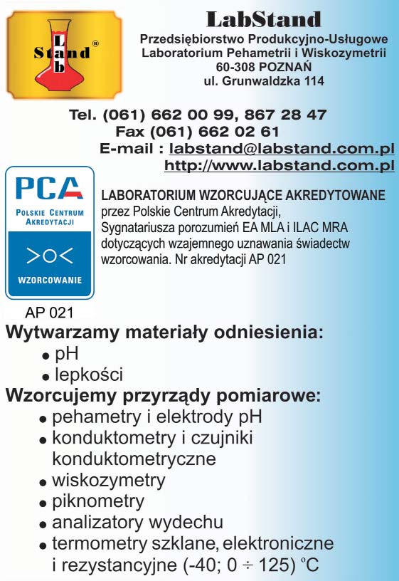 odprowadzanego do ścieków (stężenie fosforu wyższe niż 5 mg/dm rozpoczyna proces eutrofizacji, tj. wzbogacania zbiorników wodnych w substancje pokarmowe).