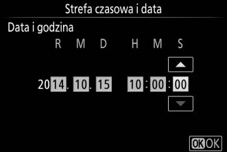 7 Wybierz język i ustaw zegar aparatu. Przy pomocy wybieraka wielofunkcyjnego iprzycisku J wybierz język i ustaw zegar aparatu.